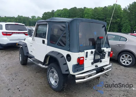2002 Jeep Wrangler Sport из США, поврежденный, VIN 1J4FA49S12P774975